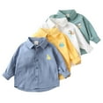 thumbnail image 4 of RUTAYY Children Boys' T-Shirt Cartoon Printed Long Sleeve Shirt Casual Wear Cute Elegant , Yellow, 5-6 Years, 4 of 4