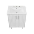 thumbnail image 4 of Modway Augusta 24" Modern Style Wood Bathroom Vanity in White, 4 of 4
