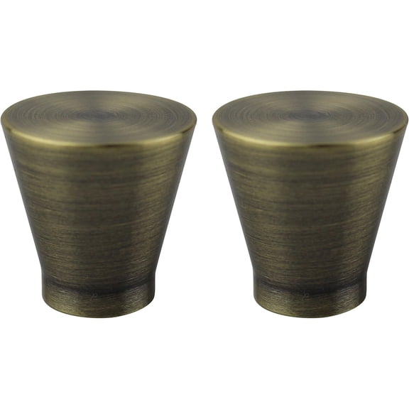 Urbanest Rino Lamp Finial – 1 Inch Tall, Antique Brass– Decorative Lamp Shade Finial for Table & Floor Lamps- 2 Pieces