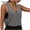 Gray, variant on Lyrehush Workout Tops for Women V Neck Sleeveless Casual Crop Tank Top Yoga Gym Shirts Activewear