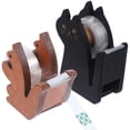 thumbnail image 3 of 2 Pcs Distributeur de Ruban Support de Ruban de Bureau Support de Distribution de Ruban en Bois Distributeur de Ruban en Forme d'Animal, 3 of 8