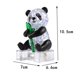 thumbnail image 3 of Rompecabezas de cristal 3D con luces de colores en forma de un lindo panda, bloques de construcción transparentes, gadget de bricolaje, juguete de regalo para adultos, 3 of 4