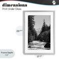 thumbnail image 4 of Stupell Industries Farmhouse Merced River Flow Gray Framed Print Under Glass, 17 x 23, by Kim Curinga, 4 of 8