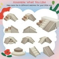 thumbnail image 4 of 9-Piece Soft Foam Climb & Crawl Activity Play Set for Toddlers - Colorful Indoor Blocks, 4 of 9