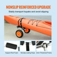 thumbnail image 5 of KFFKFF Foldable Kayak Cart Canoe Boat Carrier 250lbs Load with 10'' Solid Tires, 5 of 9
