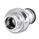 thumbnail image 1 of Adaptador de grifo rápido de conector de manguera de jardín de latón de rosca macho de 16 mm, 1 of 5