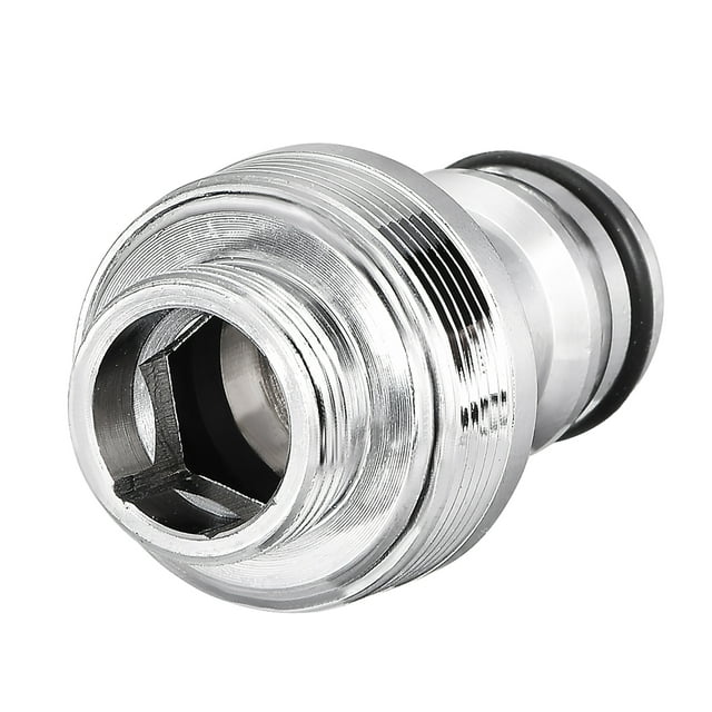 Adaptador de grifo rápido de conector de manguera de jardín de latón de rosca macho de 16 mm