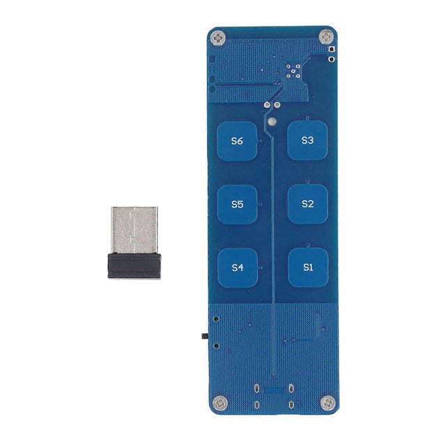 Air Fly Mouse Module 6 Keys PCB Accurate 2.4G Connection Air Remote Keyboard Mouse