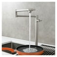 thumbnail image 1 of Brass Kitchen Faucet Deck Mount Two Handle Folding Stretchable Pot Filler Faucet For Kitchen ,Easy to Install, 1 of 7