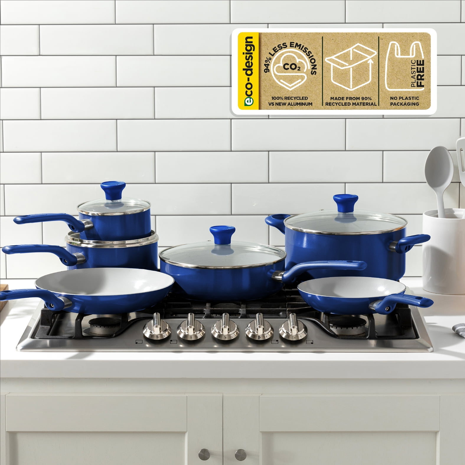 T−FAL FV4670J0 Free Shipping! T-fal Easy Care Ceramic Non-Stick, 12 Piece Pots