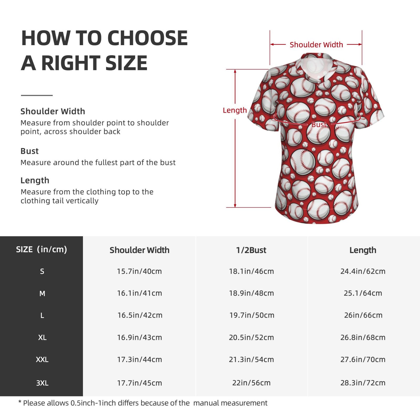 Vsdgher Cute Baseball Women Shirts V Neck Short Sleeve Tops T-Shirt Basic Tees, S to 3XLLarge