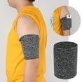 thumbnail image 2 of VSFAOV Universal Armband Wristband Arm Phone Holder For All Phones Cell Phone Armband For Running Fitness And Gym Workouts Go Pro Dog Harnesses Locking Key Rings Heavy Duty Ice Grey, 2 of 6