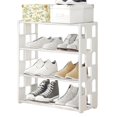 thumbnail image 3 of Shoe Rack Dust-Proof Shoe Cabinet Bedroom Storage Cabinet Checkered Shoe Rack, 3 of 9