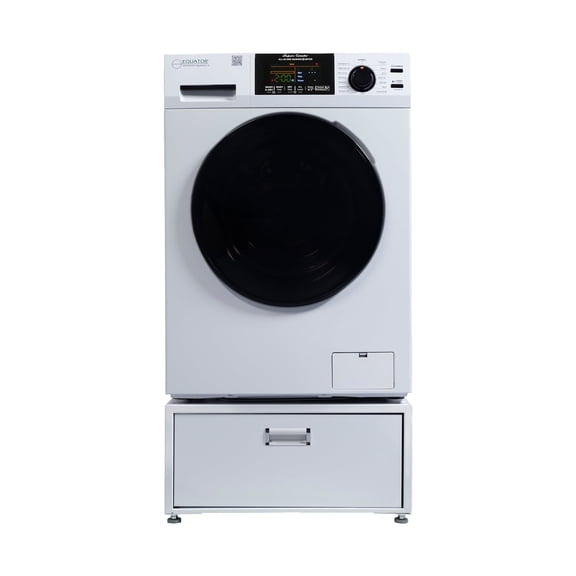 Equator 1.6cf 110V Vented/Ventless Sani Combo Washer Dryer Pet Cycle with pedestal