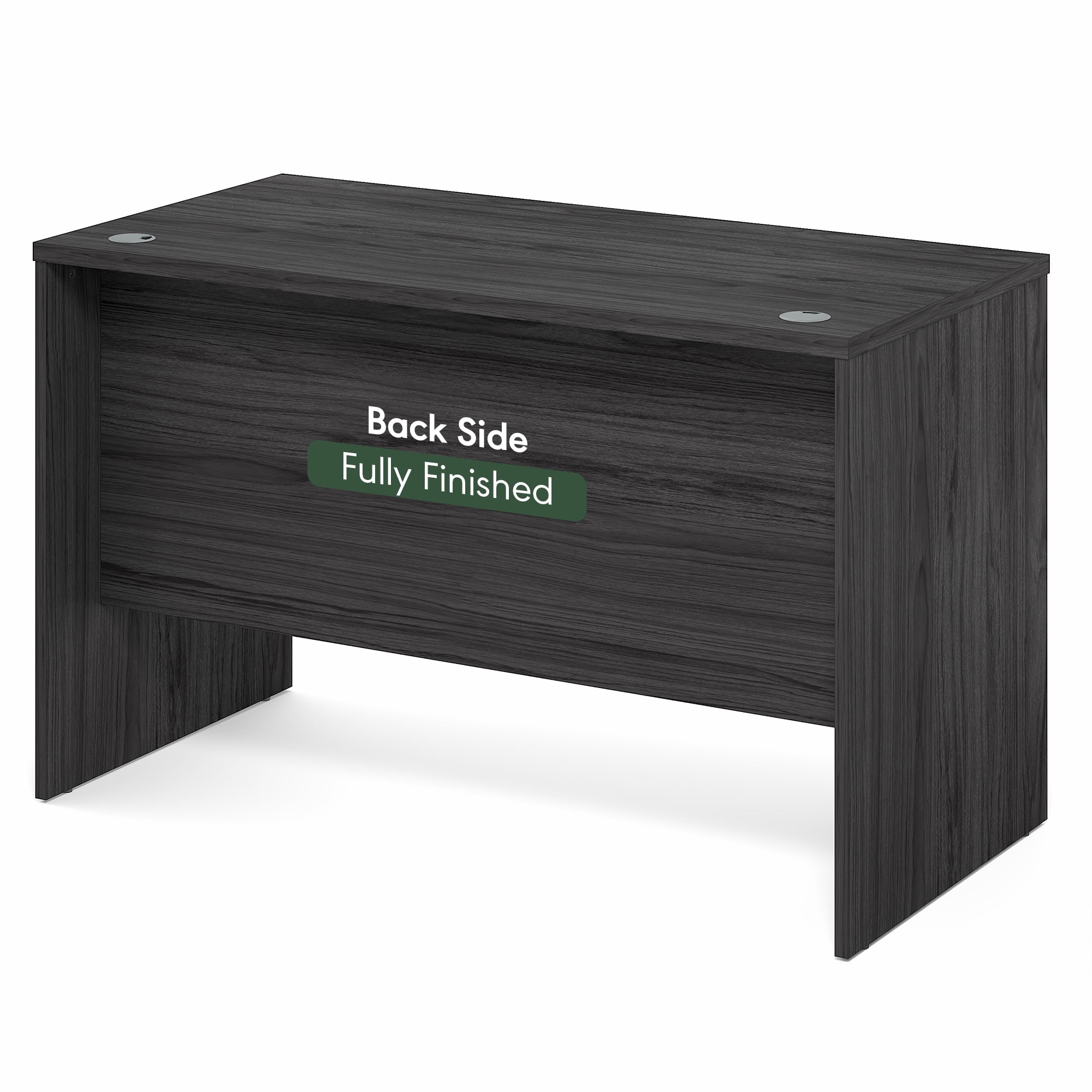 Furinno ROGER 47 Inch Computer Desk with Modesty Panel Coastal Grey