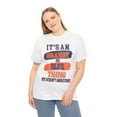 thumbnail image 4 of DJH Apparel | It's An Orange & Blue Thing Colorway Unisex Cotton T-shirt, 4 of 7