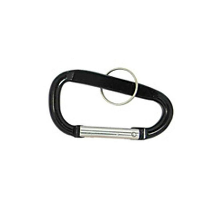 MECCANIXITY Spring Hooks Snap Clip Hooks 41x13x3.3mm Iron for Hanging  Lantern Keychain DIY, Black Pack of 30