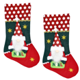 thumbnail image 1 of Medias de Navidad, adornos de medias de elfo de Navidad para decoraciones de fiesta de Navidad de vacaciones en casa Adepaton CPB-SSW10-1, 1 of 5