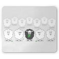 thumbnail image 1 of Colorful Mouse Pad, Flock of Sheep with a Black Different Strange, Rectangle Non-Slip Rubber Mousepad, Fern Green Grey, by Ambesonne, 1 of 2