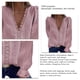 thumbnail image 5 of Camisa de encaje ANGGREK para Mujer Holgada Elegante Color Sólido, 5 of 6