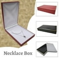 thumbnail image 7 of Novel Box Leatherette Necklace Box with Gold Rim, 7 of 7