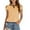 Yellow, variant on Fesfesfes Womens T-Shirts Womens Fashion Solid Color Round Neck Underwaist Comfortable Loose T-shirt Short Sleeve Blouse Casual Tops Short Sleeve Tops XL(US:10)