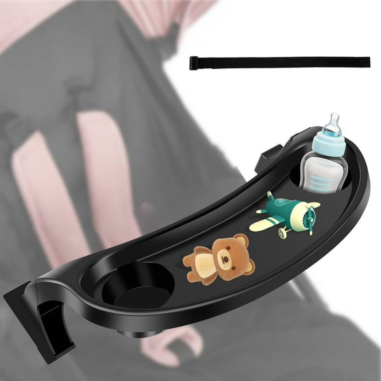 Stroller Cup Holder And Snack Tray Stroller Snack Tray With Cup Holder -  Compatible With Evenflo Strollers, Easy On/Off Easy Clean Stroller  Accessories