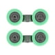 thumbnail image 3 of Uadme Ruedas en Forma de U, Piezas de Repuesto para Puertas de Ducha con Ruedas pequeñas de Acero Inoxidable de 4 Ruedas, Paquete de 2, 3 of 14