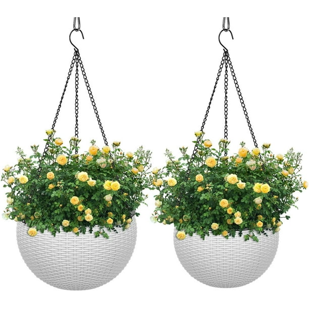 VIVOSUN 2 Pieces Hanging Planter Self Watering Hanging