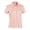 Light Pink, variant on Monterey Club Women's Rosy Emboss Texture Golf Polo Shirt #2433