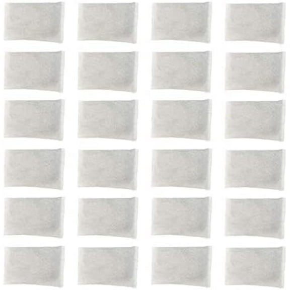 Green Piece® 24 Pack of Distiller Filters Made from Activated Charcoal. Works Great for Megahome and Many Other Countertop Distillers - MADE IN USA
