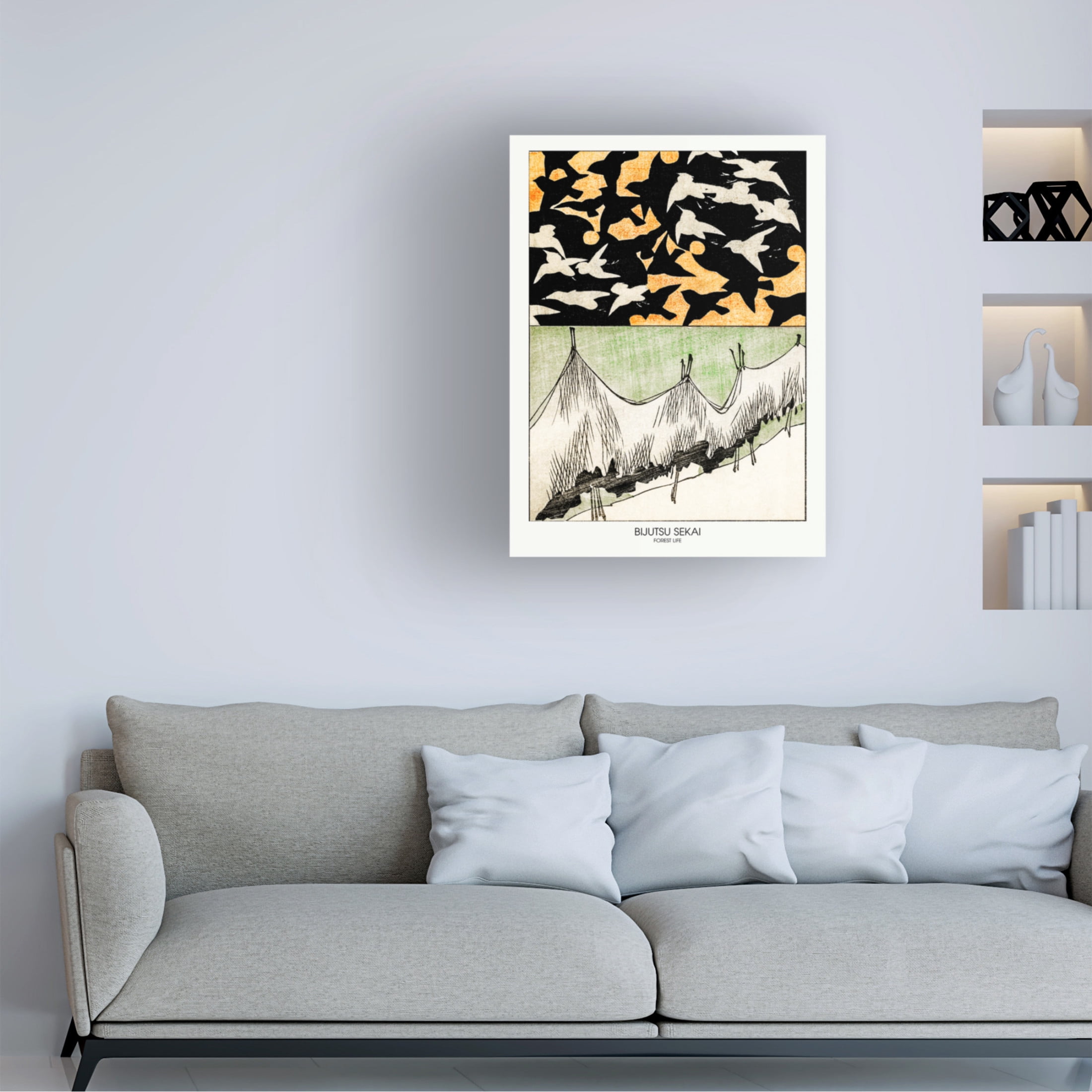 Trademark Fine Art Pictufy Forest Life Canvas Wall Art