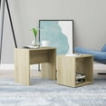 thumbnail image 1 of vidaXL Coffee Table Set Sonoma Oak 48x30x45 cm Engineered Wood, 1 of 4