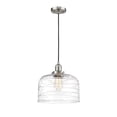 thumbnail image 5 of 201C-AC-G72-L Innovations Lighting Bell - 1 Light Cord Hung Mini Pendant In Industrial Style-8 Inches Tall and 12 Inches Wide-Antique Copper, 5 of 5