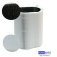 thumbnail image 4 of PUREBURG 2-Pack Replacement Filter Compatible with Blueair Blue Pure 411 Air Purifiers ,2-Pack H13 True HEPA with Activated Carbon 2-in-1, 4 of 7