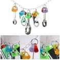 thumbnail image 3 of Dilwe Colorful Plastic Parrot Bird Chewing Playing Toys Cage Hanging Decoration, Parrot Chewing Toy, Bird Toy, 3 of 8