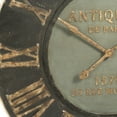 thumbnail image 2 of Wooden Frame Iron Clock, 2 of 2