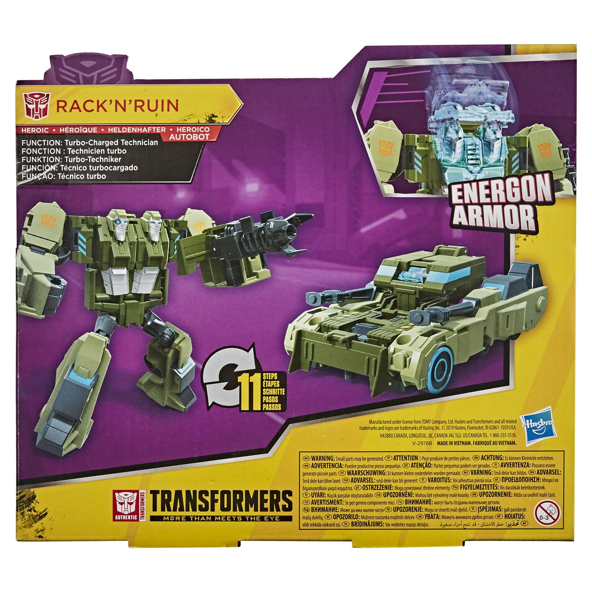 Transformers Toys Cyberverse Ultra Class RACK'N'RUIN Action Figure