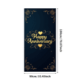 thumbnail image 3 of LUUFILx Happy Anniversary Day Banner Backdrop Decoration Celebration Party Supplies Balloon Gift Cupcake Display Event Background Decor Scene, 3 of 9