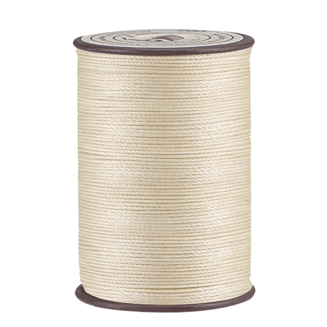 Unique Bargains Thin Waxed Thread 93 Yards 0.65mm Polyester String Cord for Machine Sewing Hand Quilting Weaving, Linen