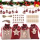 thumbnail image 1 of 24 pcs diy calendario de navidad colgante bolsa de regalo conjunto, 1 of 5