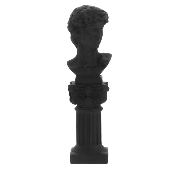 1 Set Greek Bust Statue Roman Bust Sculpture Resin David Figurine Decorative David Figure