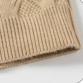 thumbnail image 6 of successthop Mock Neck Sweaters Men Cable Knit Strecth Long Sleeve Clothes Chunky Knitwear Ribbed Cuff Vintage Solid Tops, 6 of 7