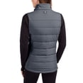 thumbnail image 2 of Women's Cutter & Buck Gray Arizona State Sun Devils Evoke Hybrid Softshell Recycled Full-Zip Vest, 2 of 2