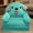 Blue, variant on Clearance Under $15 Plush Foldable Kids Sofa Backrest Armchair 2 In 1 Foldable Children Sofa Cute Cartoon Lazy Sofa Children Flip Open Sofa Bed for Living Room Bedroom Without Liner Filler Blue