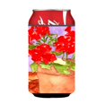 thumbnail image 1 of Flower Geranium Can or bottle sleeve Hugger, 1 of 1