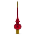 thumbnail image 3 of Holy Family Nativity Scene on Red Glass Christmas Tree Topper 11 Inches, 3 of 5