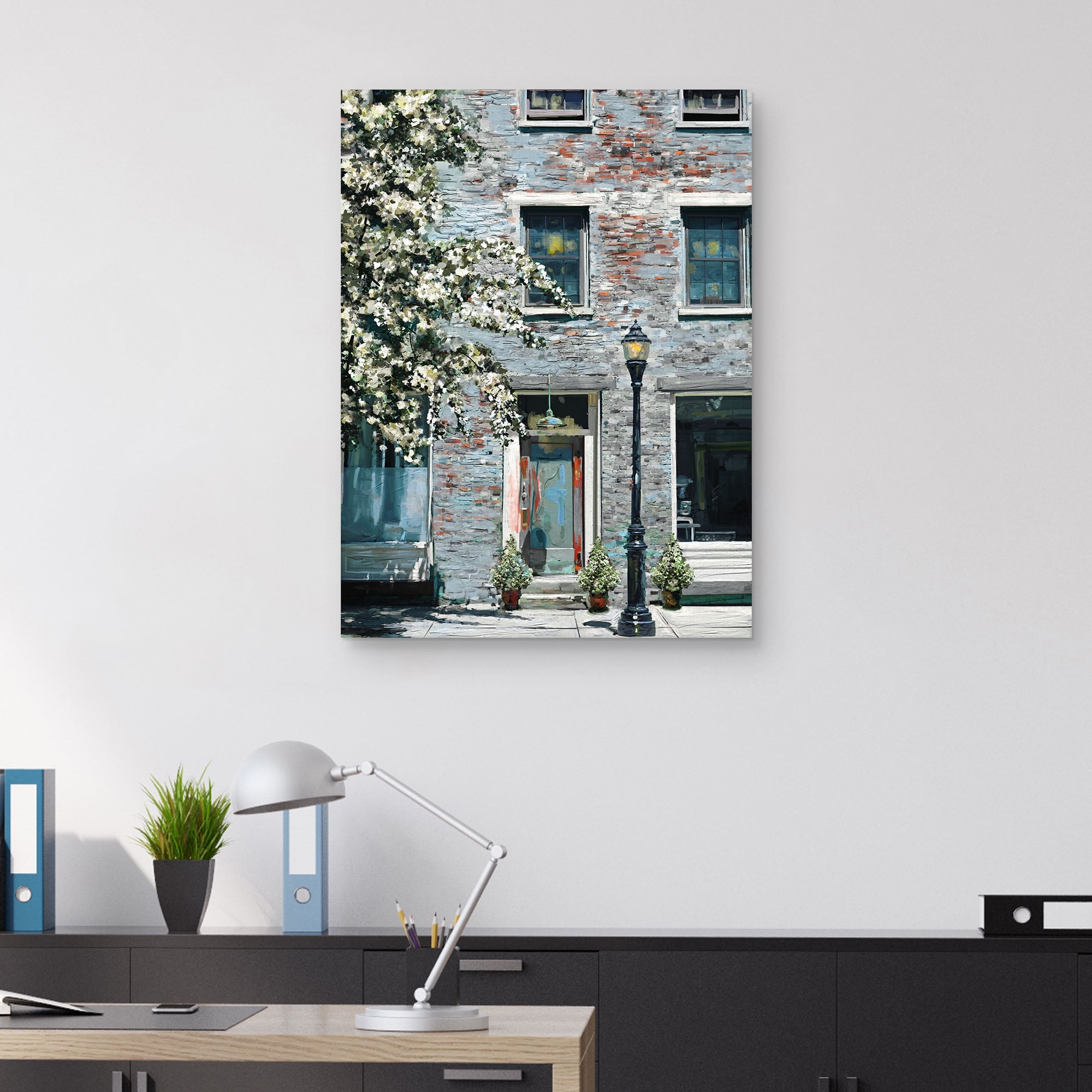 Rue du Village by Studio Arts Canvas Art Print