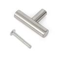 thumbnail image 2 of Dazone SOLID Stainless Steel Bar Pull Handle For Drawer Kitchen Cabinet Hardware -T Pull, 2 of 5