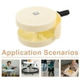 thumbnail image 3 of OUNONA 8pcs Wheels For A Walker Plastic Beige For Universal Compatibility With Quick Installation, 3 of 7